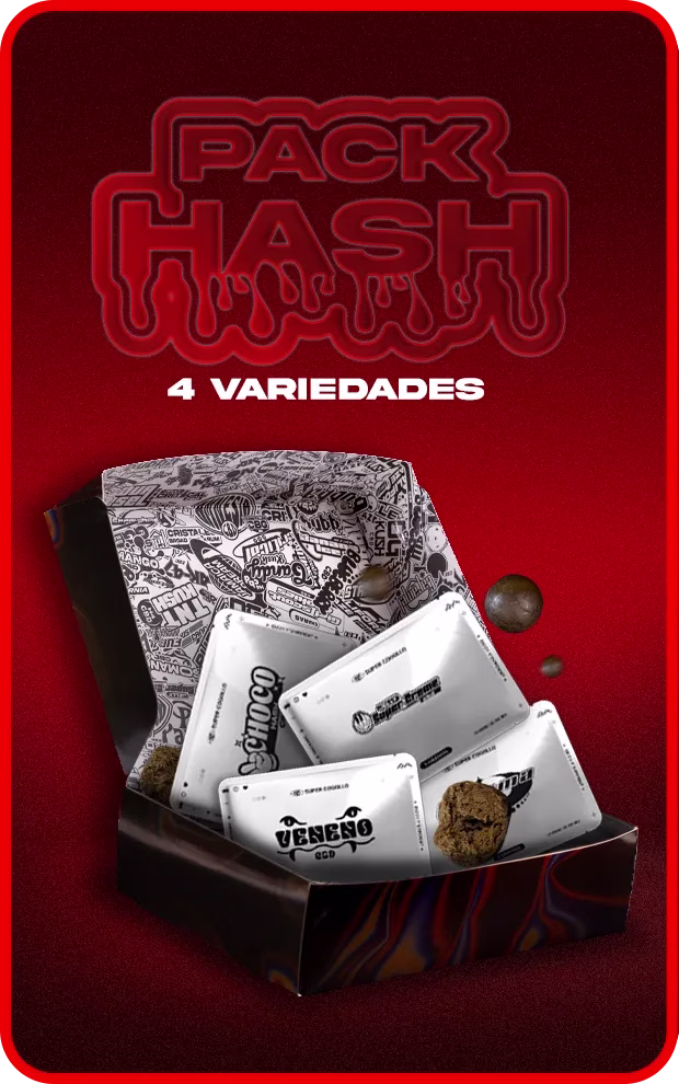 PACK HASH (4 variedades)