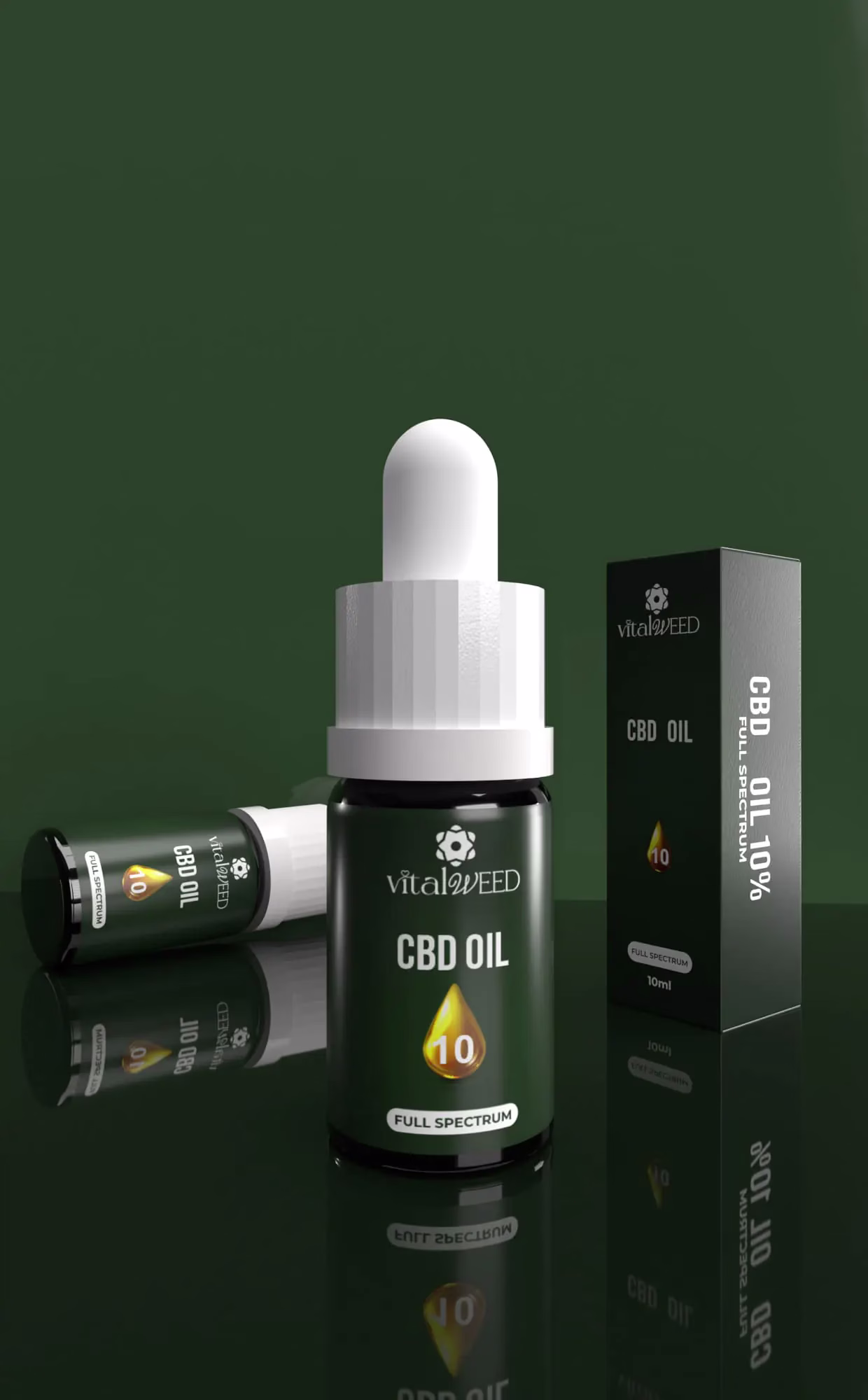 Aceite CBD FULL SPECTRUM 10% - CBD 10% - THC 0.12% - Super Cogollo