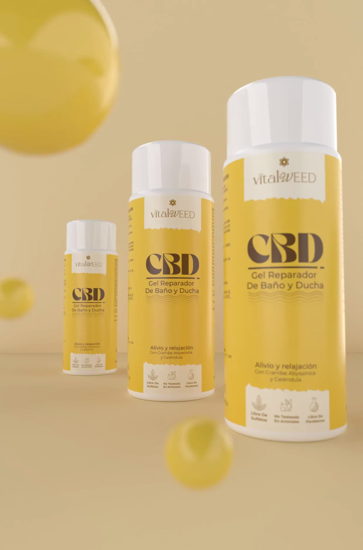 GEL REPARADOR DE BAÑO CBD - Super Cogollo
