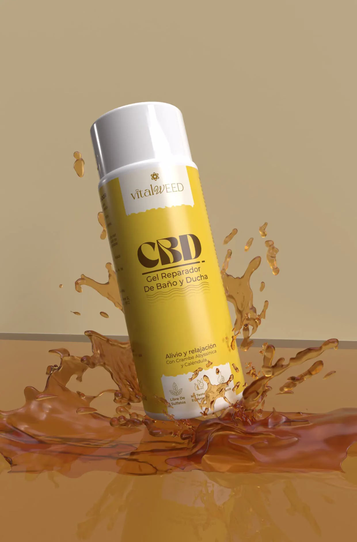 GEL REPARADOR DE BAÑO CBD - Super Cogollo