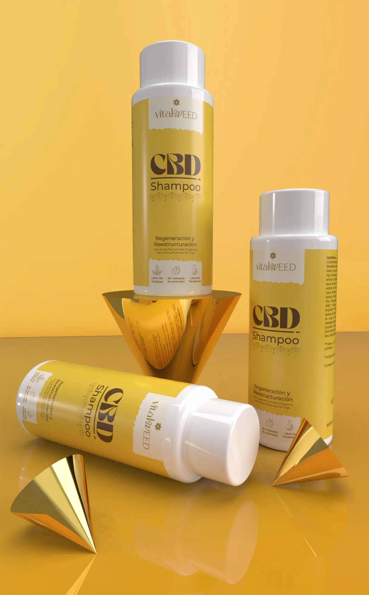 CHAMPÚ REGENERADOR CBD - Super Cogollo