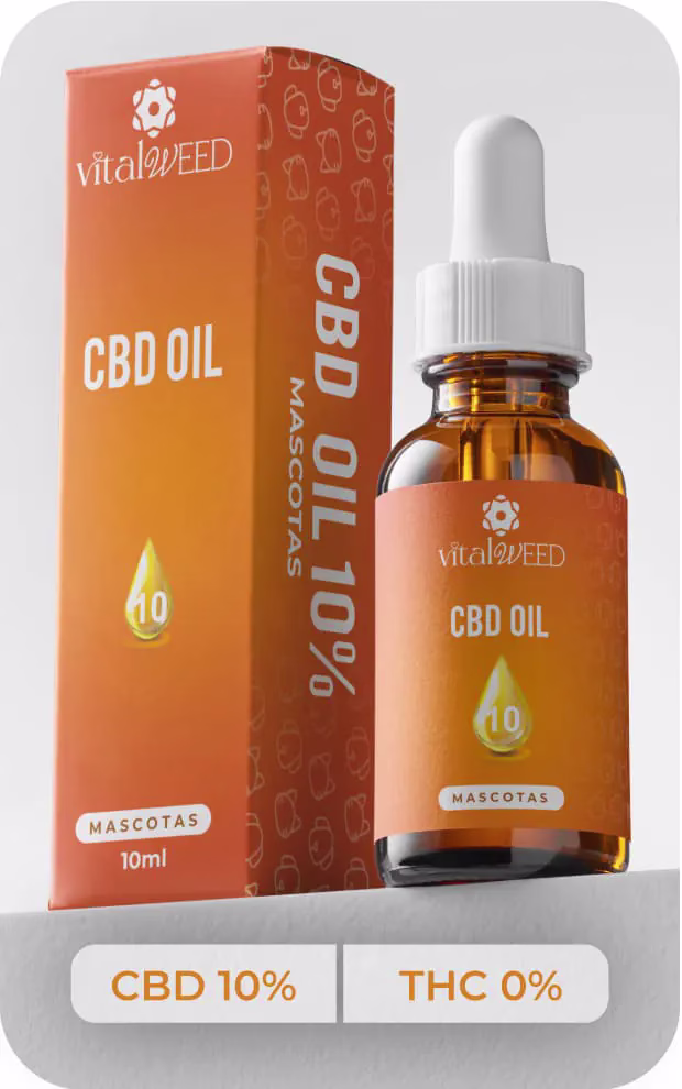 Óleo CBD 10% ANIMAIS DE ESTIMAÇÃO