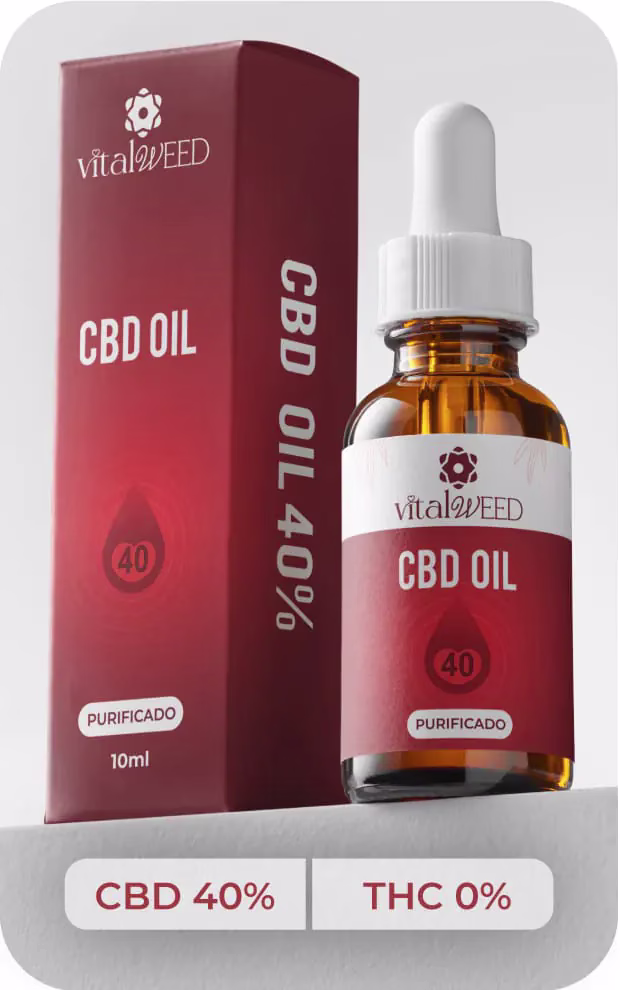 Óleo CBD Purificado/Isolado 40%