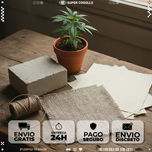 Aplicaciones industriales del cáñamo Materiales industriales derivados del cáñamo: tela, hempcrete, cordel y papel