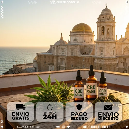 Comprar CBD en Cádiz - Super Cogollo Envío de CBD a Cádiz en 24-48 horas